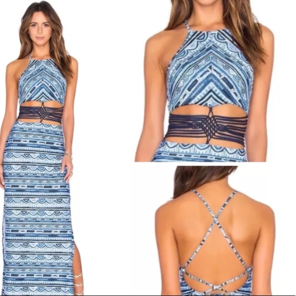 Nanette Lepore Santorini Scallop Cover-upMaxiDress - Picture 1 of 16